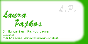 laura pajkos business card